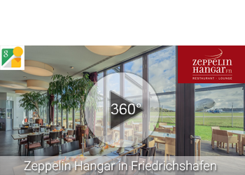 Zeppelin Hangar Restaurant in Friedrichshafen fotografiert von Bobby Boe